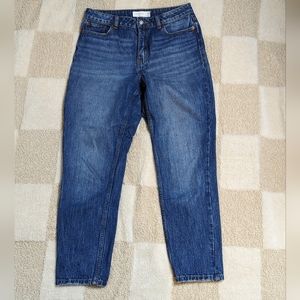 TopShop Mom Straight Leg  Waist Jeans